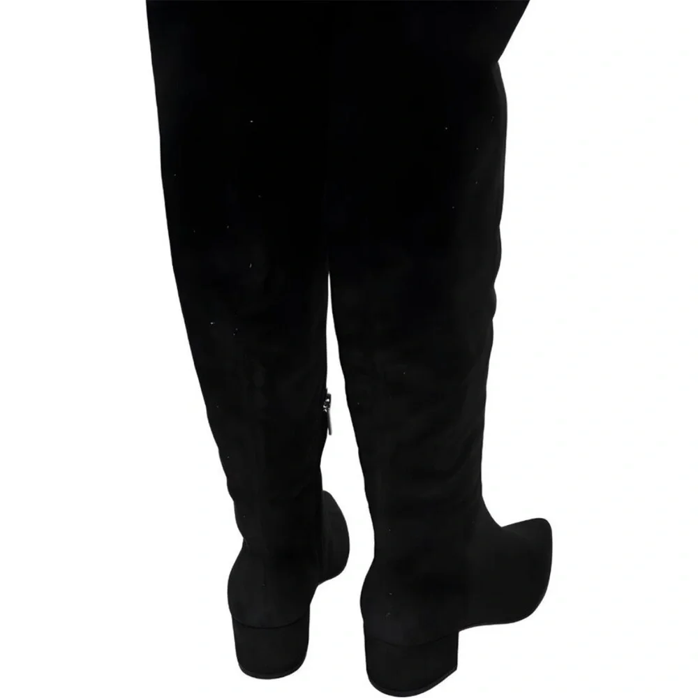 Elegant New in box Marc Fisher Black Women's Over the Knee-High Boots - Picture 9 of 12